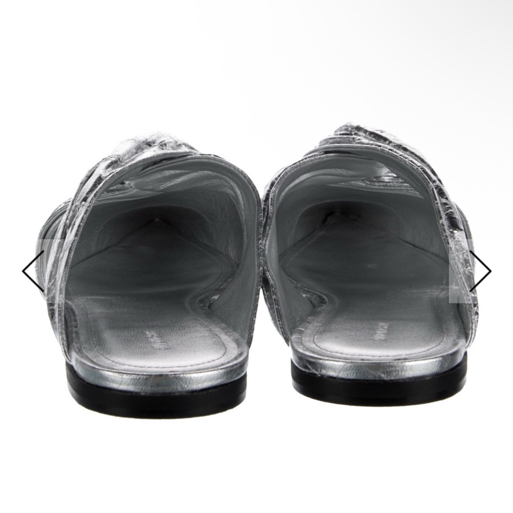 Givenchy Metallic Silver Mules - Picture 4 of 4